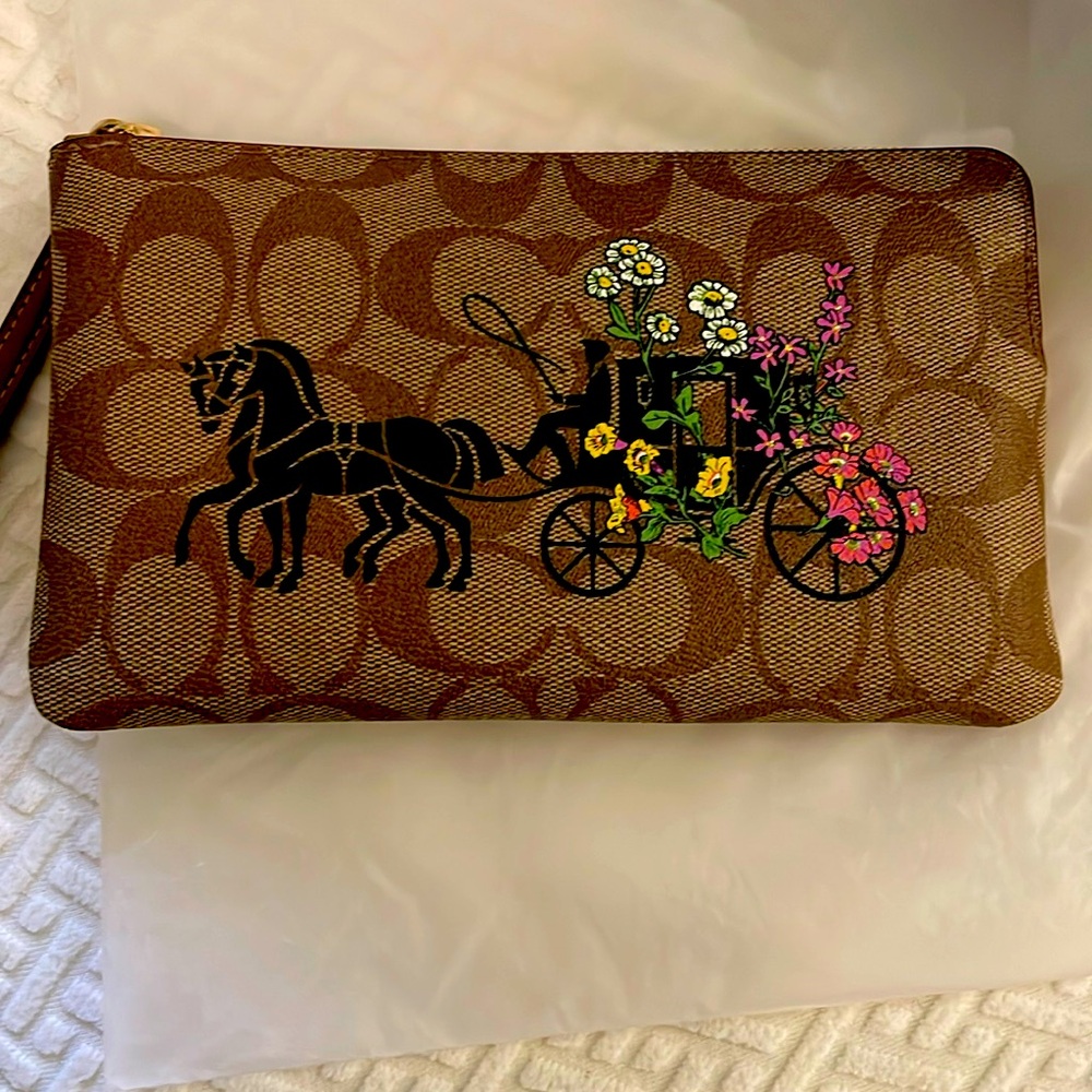 Coach Cinderella With Horse Pouch